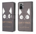 Funda para el Xiaomi Redmi Note 10 / Note 10s Don't Touch My Cell Phone