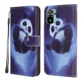 Funda con colgante Xiaomi Redmi Note 10 / Note 10s Panda Space