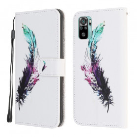 Xiaomi Redmi Note 10 / Note 10s Funda con colgante de plumas