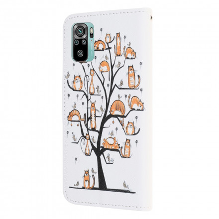 Funda con colgante para el Xiaomi Redmi Note 10 / Note 10s Funky Cats