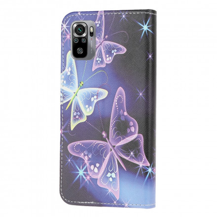 Funda de mariposas Xiaomi Redmi Note 10 / Note 10s