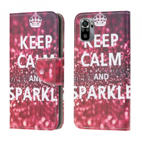 Funda Xiaomi Redmi Note 10 / Note 10s Keep Calm and Sparkle