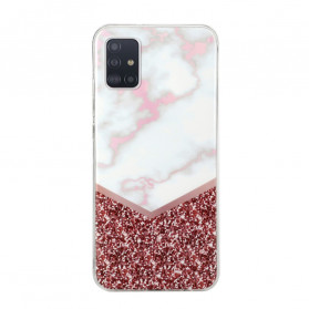 Funda Samsung Galaxy A71 5G Geometría de mármol