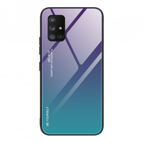 Funda de cristal templado Samsung Galaxy A71 5G Sé tú mismo