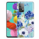 Funda de flor de acuarela para Samsung Galaxy A32 4G