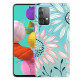 Samsung Galaxy A32 4G Funda Transparente Flor