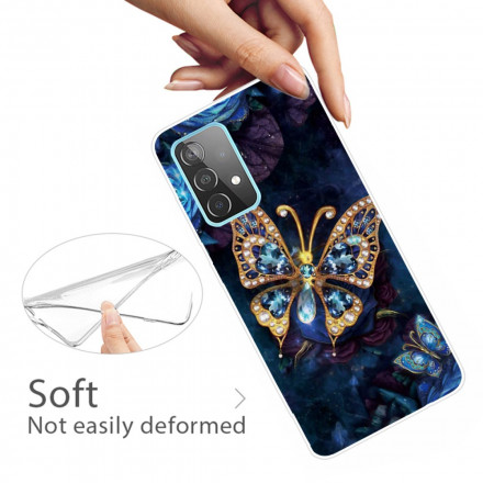 Samsung Galaxy A32 4G Funda de mariposa de lujo