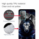 Funda flexible de lobo para el Samsung Galaxy A32 4G