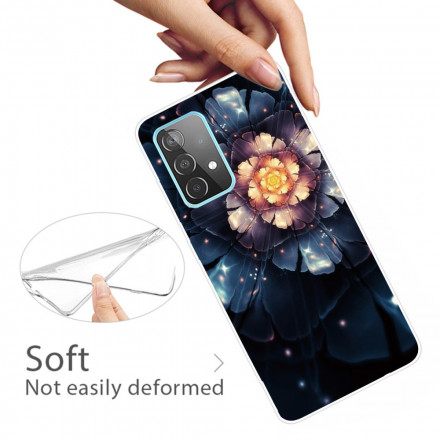 Funda flexible de flor para el Samsung Galaxy A32 4G