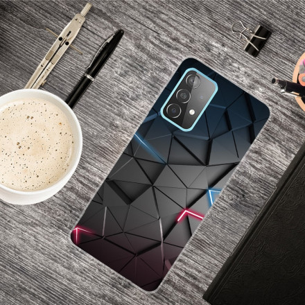 Funda de geometría flexible para el Samsung Galaxy A32 4G