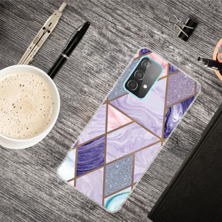 Funda de mármol Samsung Galaxy A32 4G Variable Geométrica