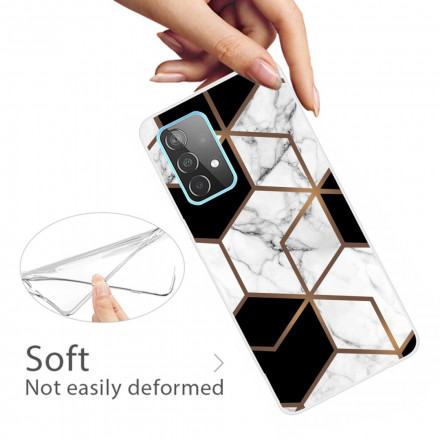Funda de mármol geométrica para Samsung Galaxy A32 4G