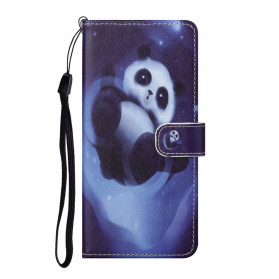 Funda con colgante para el Samsung Galaxy A32 4G Panda Space