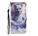 Funda Samsung Galaxy A32 4G Winter Wolf con colgante