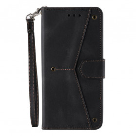 Funda Samsung Galaxy A32 4G Polipiel Dos Tonos Remaches