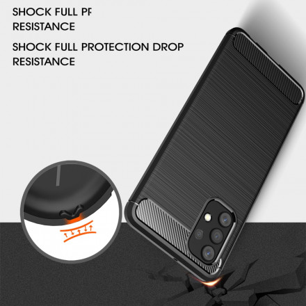 Funda de fibra de carbono cepillada para Samsung Galaxy A32 4G