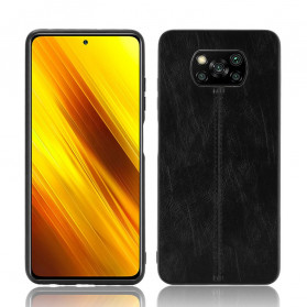 Xiaomi Poco X3 Funda de cuero sin costuras