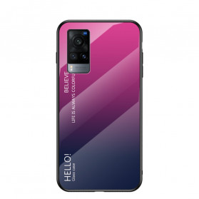 Vivo X60 Funda de cristal templado Hola