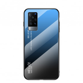 Vivo X60 Funda de cristal templado Hola