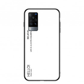 Vivo X60 Funda de cristal templado Hola