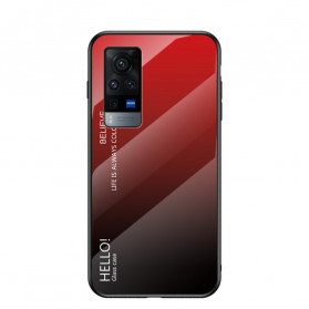 Vivo X60 Pro Caso de cristal templado Hola