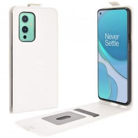 Funda Efecto Piel OnePlus 9 Solapa Vertical