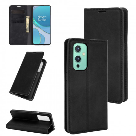 Flip Cover OnePlus 9 Soft Leather Effect Silk