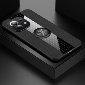 Xiaomi Mi 11 Hybrid and Jeans Texture Funda con anillo de soporte