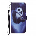 Funda con colgante Xiaomi Redmi Note 10 Pro Panda Space