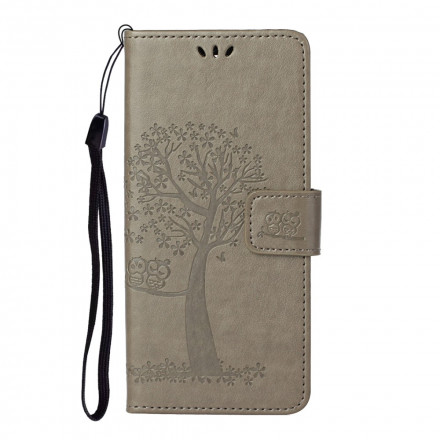 Funda con colgante de árbol y búho para el Xiaomi Redmi Note 10 Pro