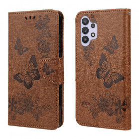 Funda Samsung Galaxy A32 4G Mariposas con colgante
