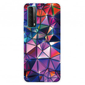 Funda Huawei P smart 2021 Geometría flexible de color
