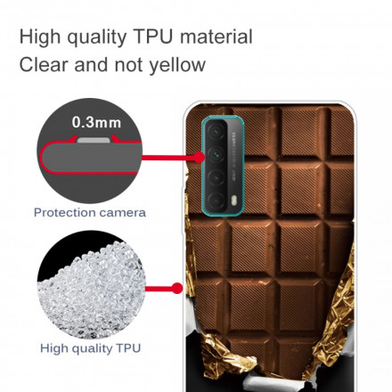 Huawei P Smart 2021 Funda Flexible Chocolate