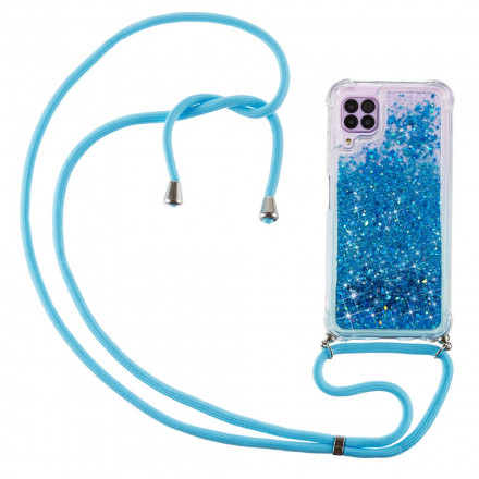 Funda de purpurina para el Samsung Galaxy A12 con cordón Funda de purpurina para el Samsung Galaxy A12 con cordón