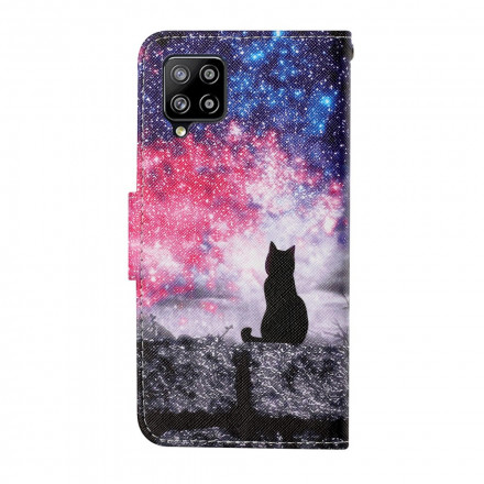 Funda Samsung Galaxy A12 Cat Stories con colgante