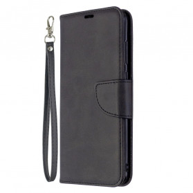 Funda Samsung Galaxy M11 solapa oblicua lisa