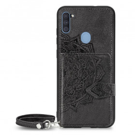 Funda multifuncional Samsung Galaxy M11 con estampado de mandalas
