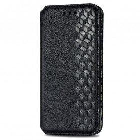 Flip Cover Samsung Galaxy M11 Cuero Efecto Diamante
