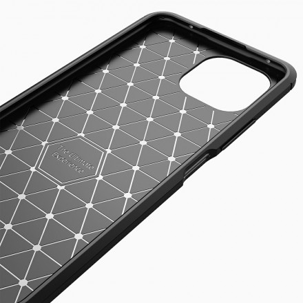 Xiaomi M1 11 Lite / Mi 11 Lite 5G Funda de fibra de carbono cepillada