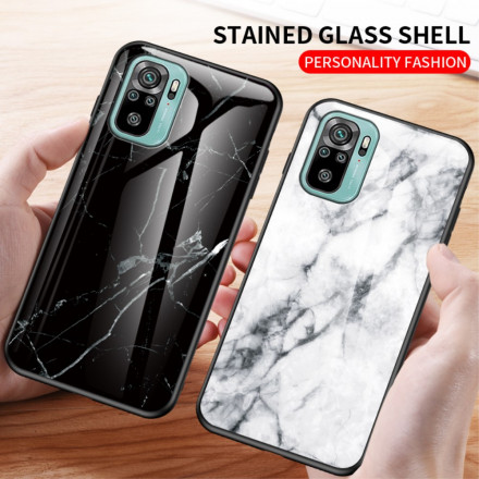 Xiaomi Redmi Note 10 / Note 10s Funda de cristal templado Marble Colors