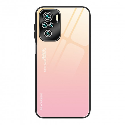 Xiaomi Redmi Note 10 / Note 10s Funda de cristal templado Be Yourself