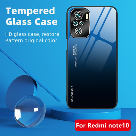 Xiaomi Redmi Note 10 / Note 10s Funda de cristal templado Be Yourself