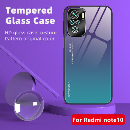 Xiaomi Redmi Note 10 / Note 10s Funda de cristal templado Be Yourself