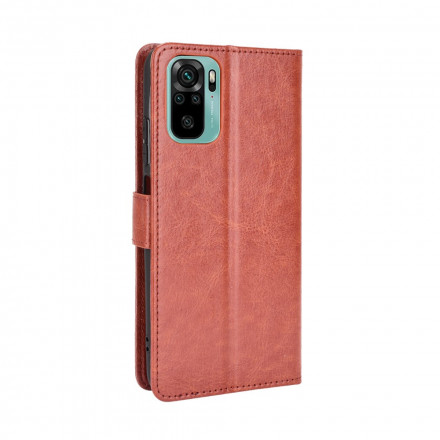 Xiaomi Redmi Note 10 / Note 10s Funda de cuero brillante de imitación