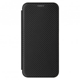 Flip Cover Xiaomi Redmi Note 10 / Note 10s de fibra de carbono con soporte de anillo