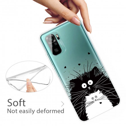 Funda Xiaomi Redmi Note 10 / Note 10s Mira los gatos