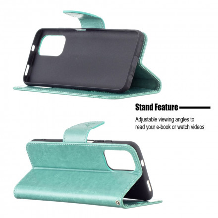 Xiaomi Redmi Note 10 / Note 10s Funda con colgante estampada de mariposa