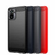 Xiaomi Redmi Note 10 / Note 10s Funda de fibra de carbono cepillada Mofi