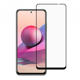 Xiaomi Redmi Note 10 / Note 10s Protector de pantalla de cristal templado negro