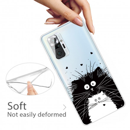 Funda Xiaomi Redmi Note 10 Pro Mira los gatos